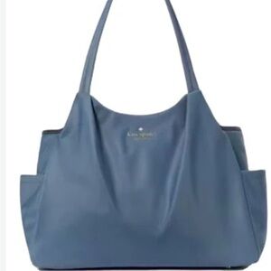 Kate Spade New York Chelsea Gray and Pink Baby Bag